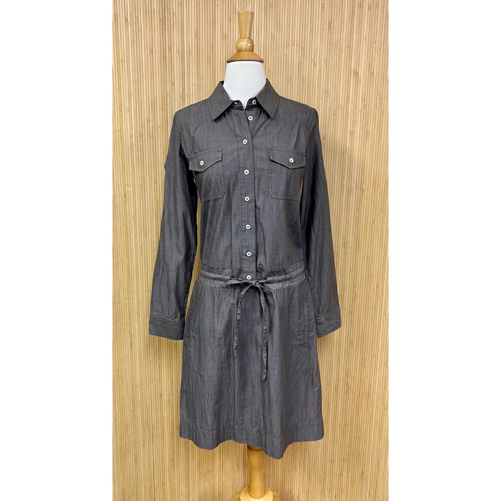 Gray Chambray Boden Shirt Dress